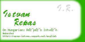 istvan repas business card